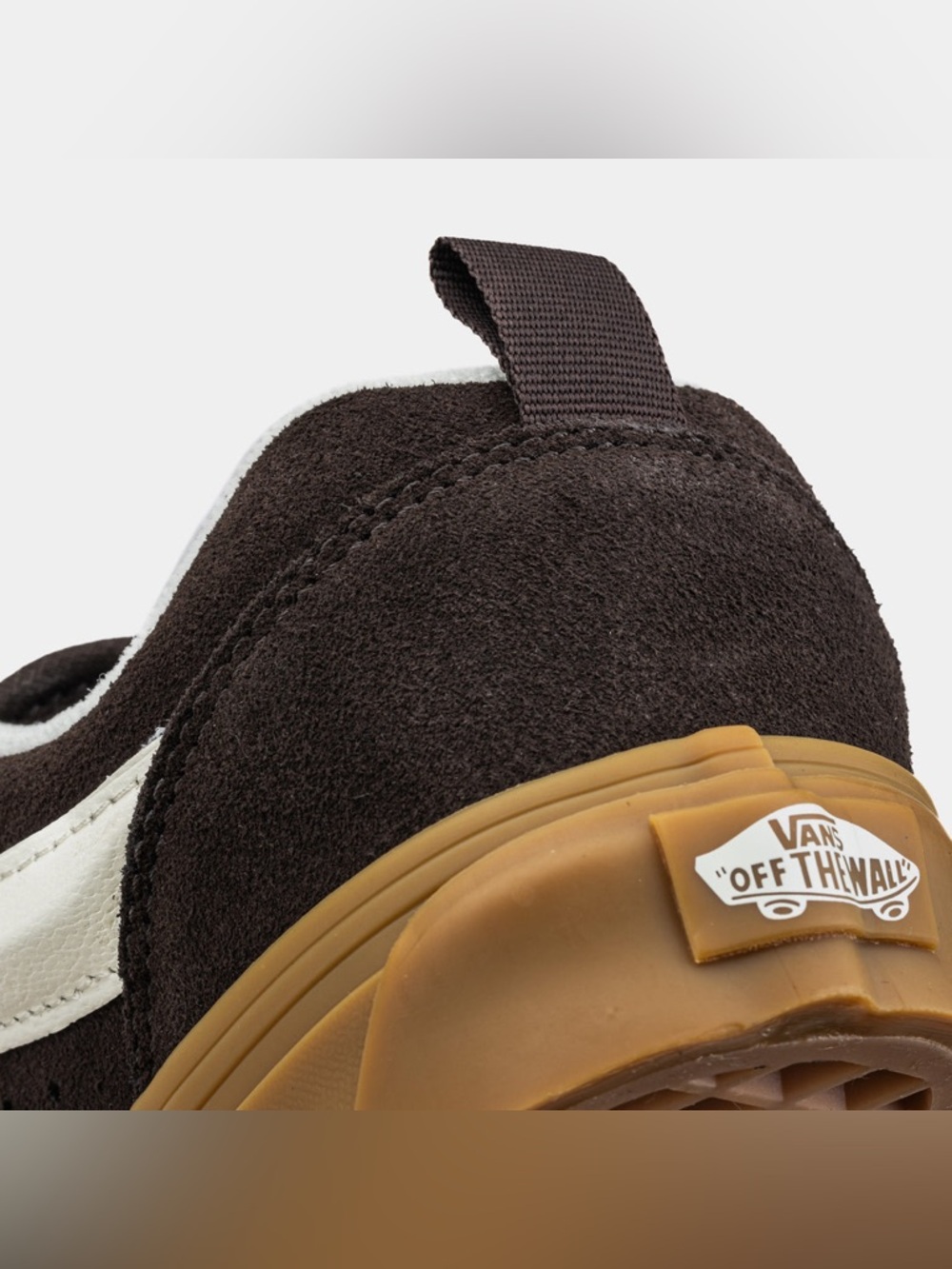 🆕 Vans Knu Skool Turkish Coffee Brown Gum Sole Sneakers NWT Men’s 6 Women’s 7.5 - Picture 5 of 9